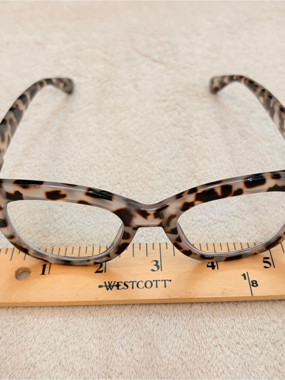J. Crew Tortoiseshell Cat-Eye Blue Light Glasses OS - Picture 8 of 8